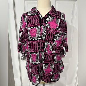 SpongeBob SquarePants Camp Shirt PINK PATRICK H&M